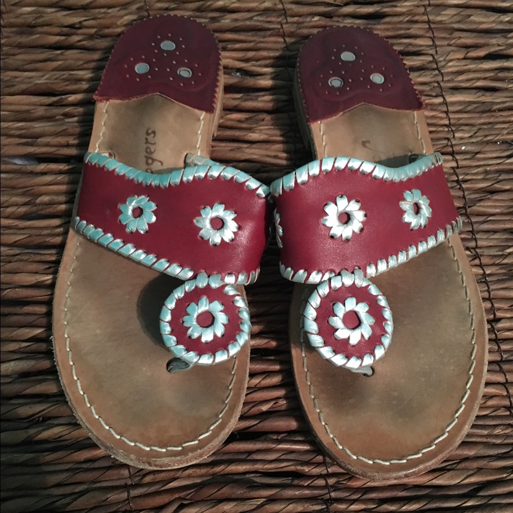 Jack Rogers Thong Leather Sandals
